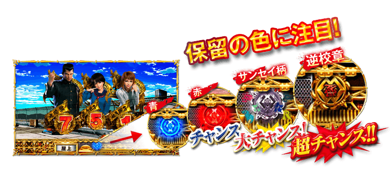保留　変化　先読み予告